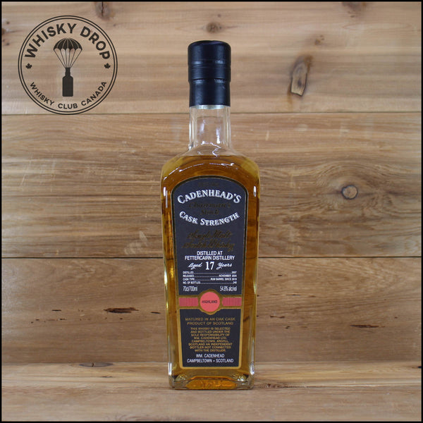 Cadenhead Chairman's Stock Fettrcairn 17 yr Cask Strength